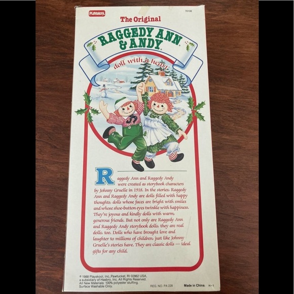 Rare Vintage 1988 Original Christmas Raggedy Ann - Picture 2 of 4